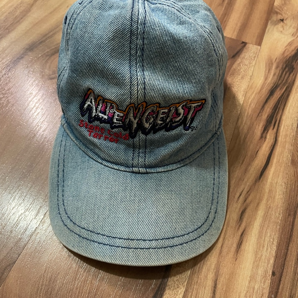 VTG Busch Gardens Alchemist “Stone Cold Terror” Blue Denim Cap OS